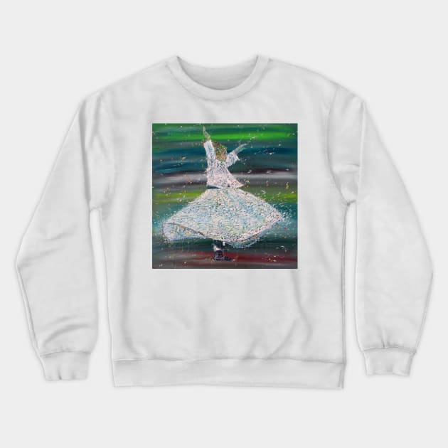 SUFI WHIRLING - 2015 JANUARY 29 Crewneck Sweatshirt by lautir